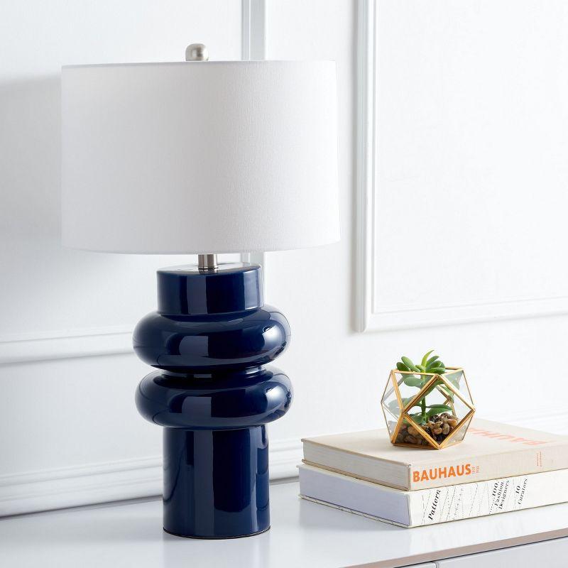 Halleck 25.5" Table Lamp - Blue - Safavieh.