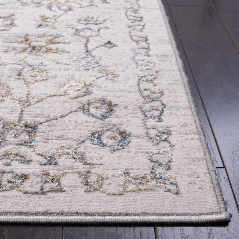 Bel Air BLA234 Power Loomed Area Rug - Beige/Gray - 6'7"x6'7" - Safavieh.