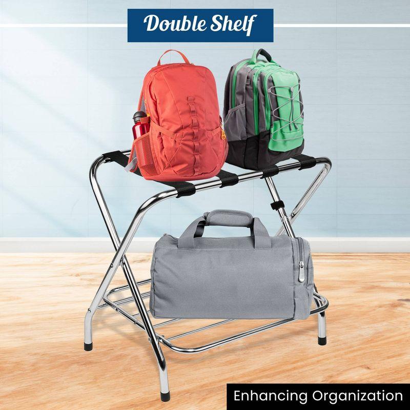 Folding Metal Luggage Rack