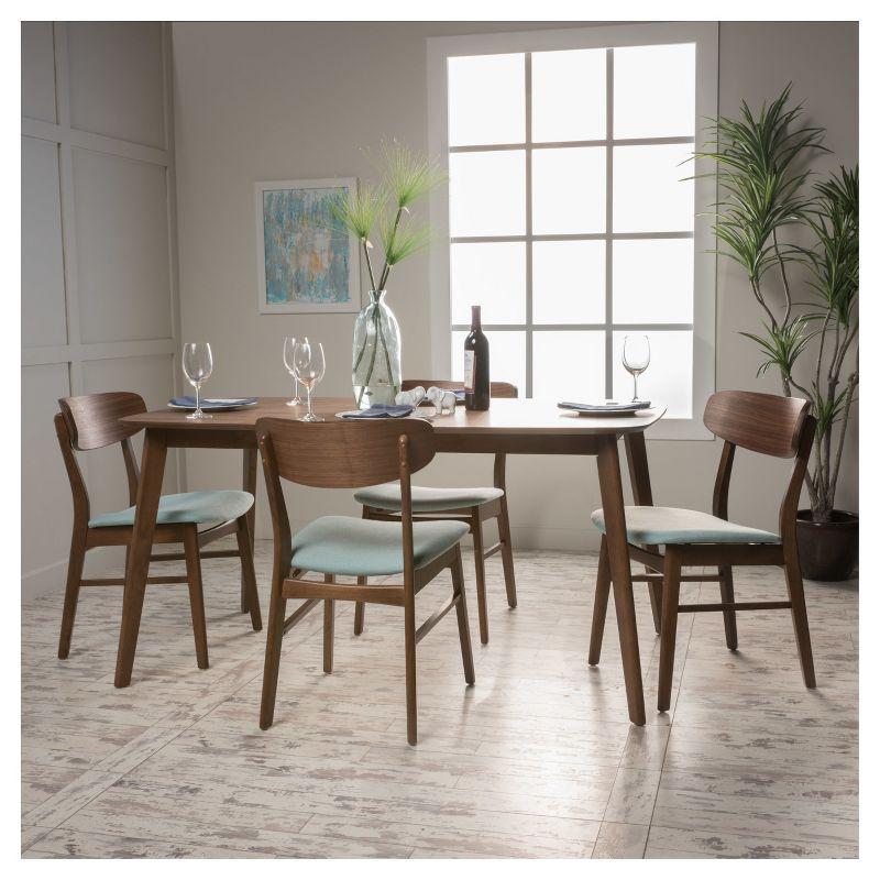 5pc Idalia Mid-Century Modern Dining Set - Christopher Knight Home