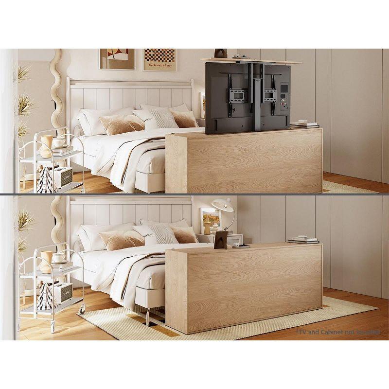 Monoprice Motorized TV Lift Stand for TVs between 37in to 65in, Max Weight 110lbs, VESA Capability up to 600x400 - Commercial Series