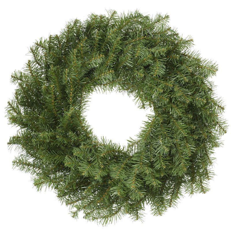 Casafield Artificial Christmas Wreath for Front Door, Window or Mantel, Green Fir Indoor/Outdoor Holiday Décor