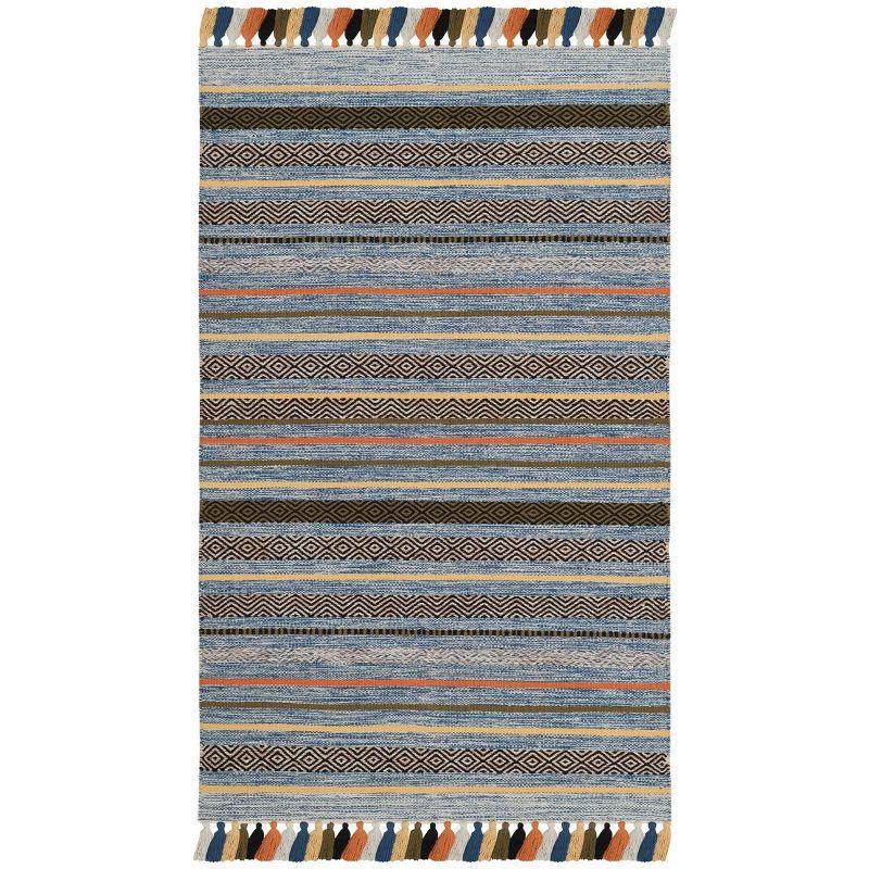 Montauk MTK901 Hand Woven Indoor Accent Rug - Blue/Multi - 3'x5' - Safavieh.