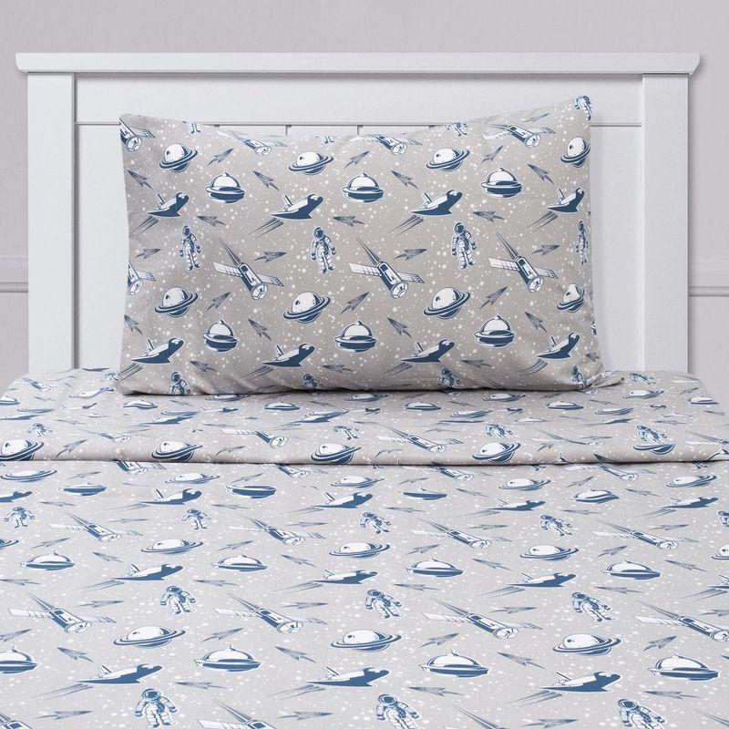 Ship Spaceships Kids Bed Sheet Set