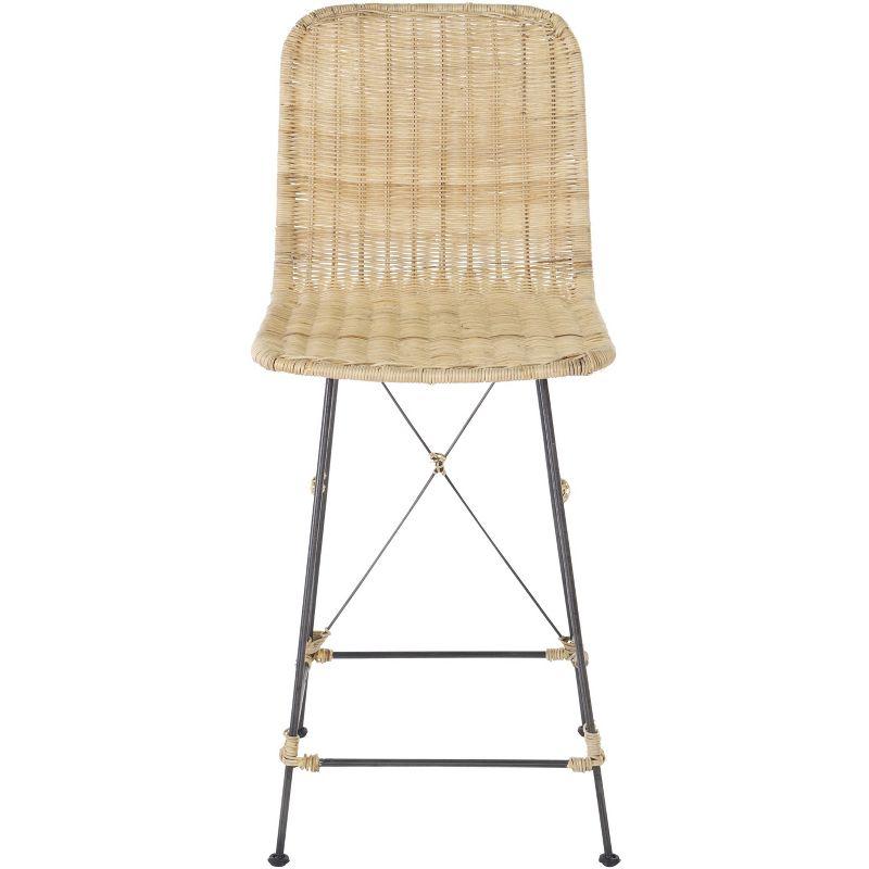 Dakota Fields Finlaggan Weaved Counter Stool (Set of 2)