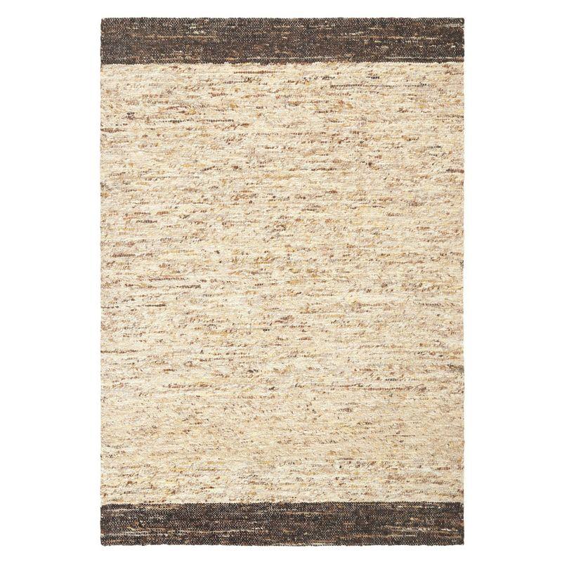 TOWN & COUNTRY Terra Montana Handcrafted Area Rug Beige/Dark Brown