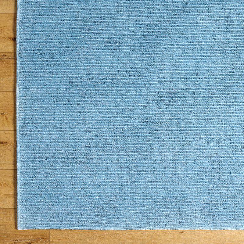 Mark & Day Tobey 5'3"x7' Rectangle Washable Woven Indoor Area Rugs Pale Blue