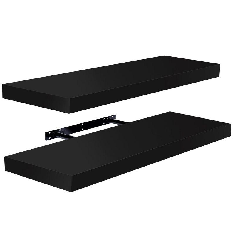 Sorbus Large Wall Mount Floating Shelf