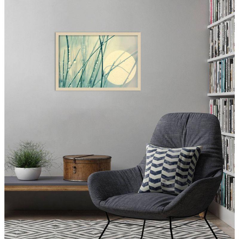 Amanti Art Morning blues by Ingrid Beddoes Wood Framed Wall Art Print