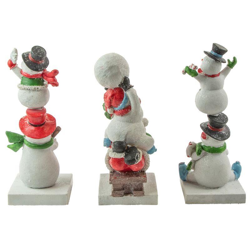 Northlight Set of 3 Snowmen Christmas Stocking Holders 9"