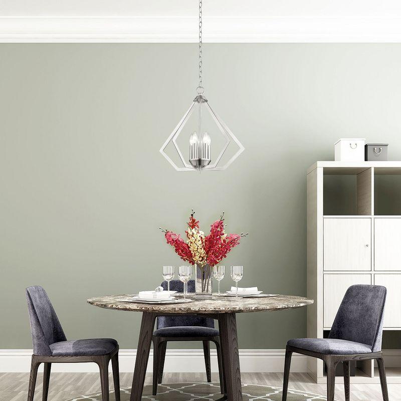 Livex Lighting Prism 5 - Light Chandelier in  Brushed Nickel