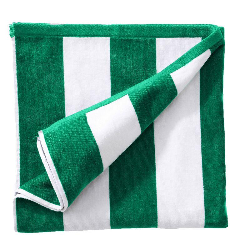 100% Cotton Absorbent & Quick-Dry Cabana Beach Towels