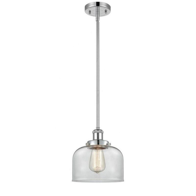 Polished Chrome and Clear Glass Mini Pendant Light