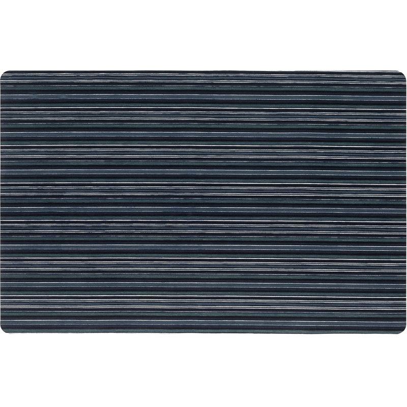 SoHome Smooth Step Striped Machine Washable Low Profile Stain Resistant Non-Slip Versatile Utility Kitchen Mat