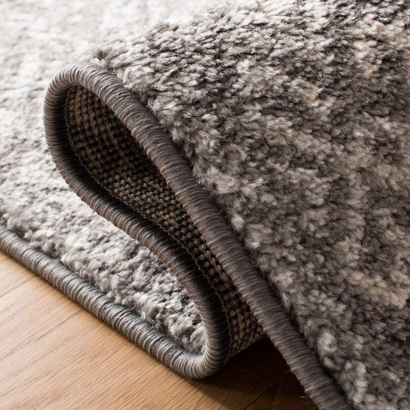 Tulum TUL264 Power Loomed Runner Rug - Dark Grey/Ivory - 2'x7' - Safavieh.