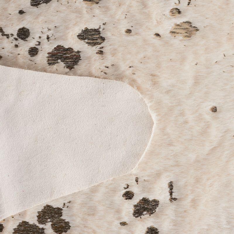 Faux Cowhide FCH207 Power Loomed Indoor Area Rug - Beige/Gold - 6'x8' - Safavieh