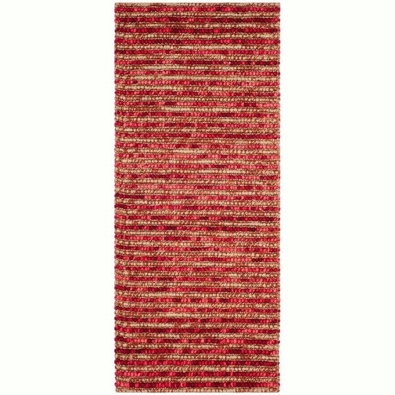 Bohemian BOH525 Hand Woven Runner Rug - Red/Multi - 2'6"x6' - Safavieh.