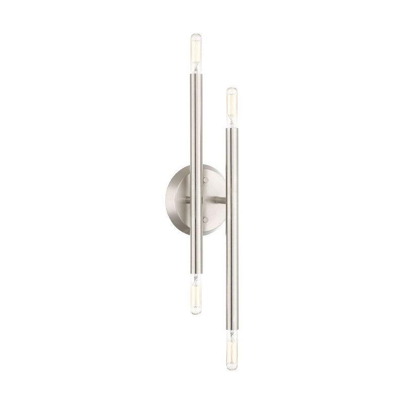 Livex Lighting Soho 4 - Light Wall Light in  Brushed Nickel