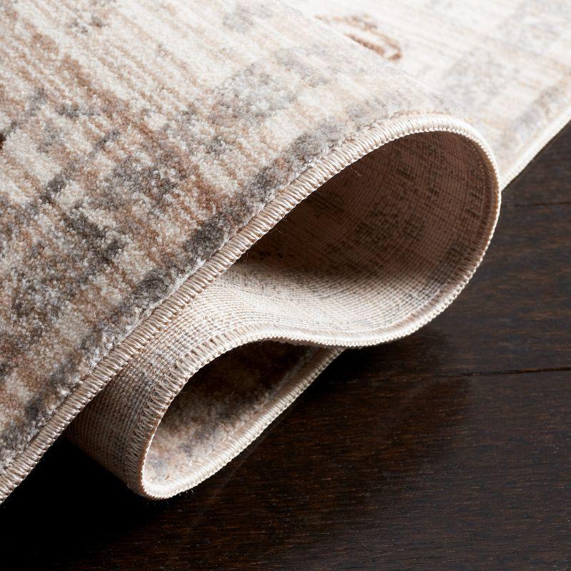 Vintage Persian VTP427 Power Loomed Indoor Area Rug - Ivory/Light Grey - 5'x7'6" - Safavieh