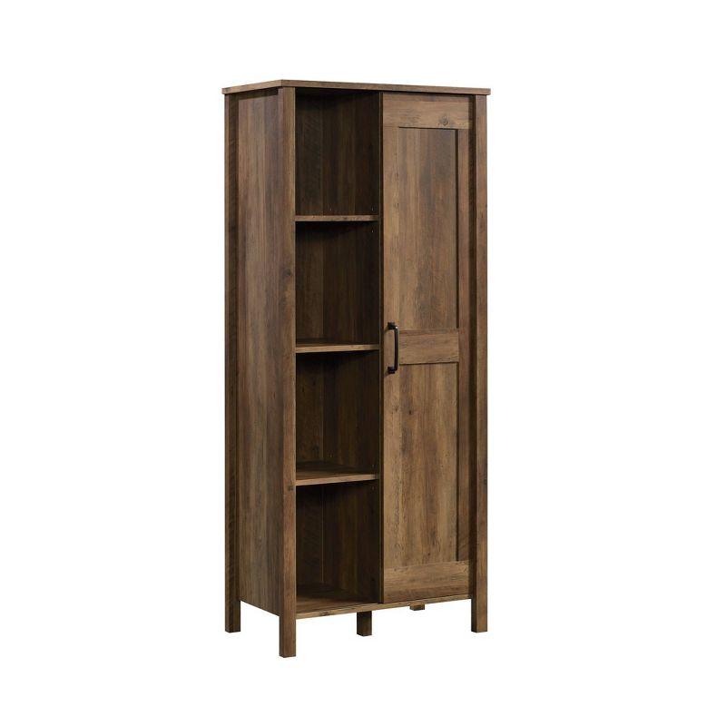 Rural Pine Freestanding Adjustable Shelving Storage Cabinet