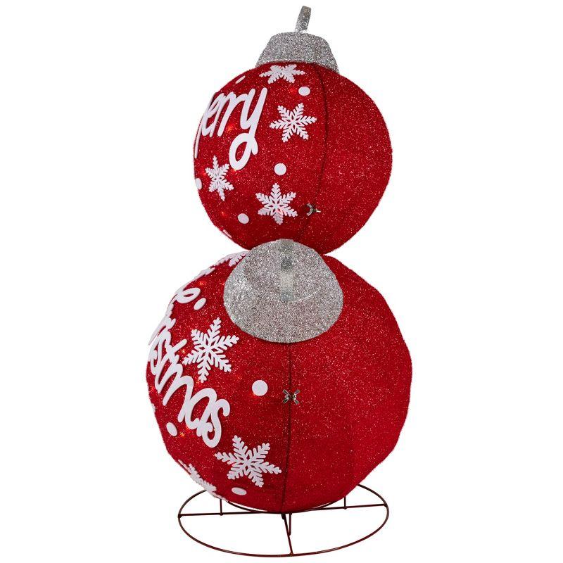 Northlight Seasonal Stacked Ornament Balls Outdoor Christmas Decoration Lights