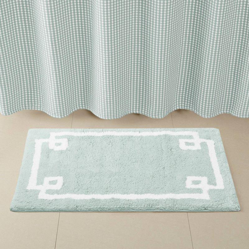 100% Cotton Tufted Bath Rug with Non-Slip Backing