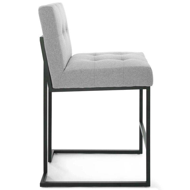 Privy Stainless Steel Performance Velvet Bar Stool by Modway