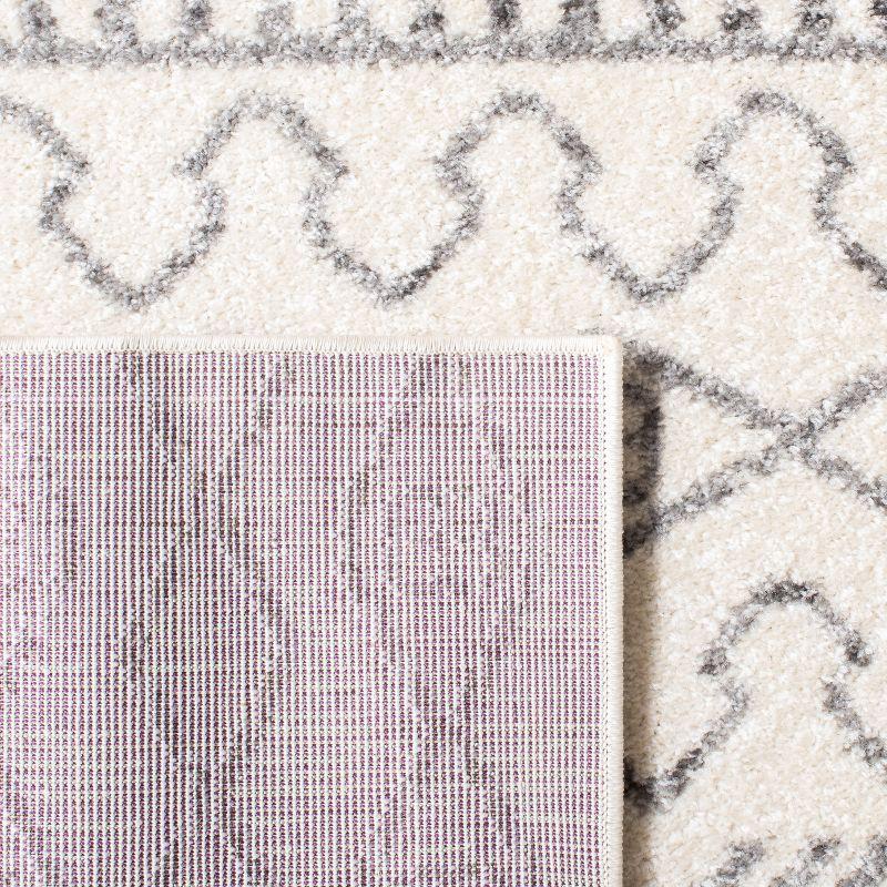 Modern Gray Hand-Knotted 8' x 10' Reversible Area Rug