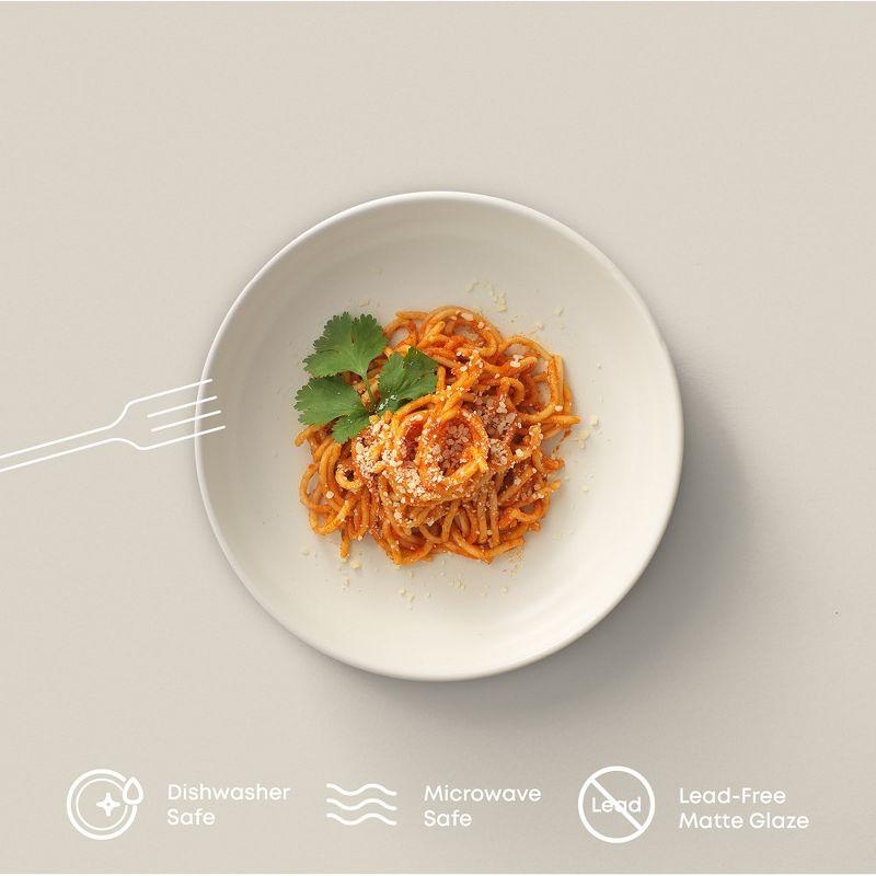 JoyJolt JoyJolt Mesa 4pc Stoneware Pasta Bowl set, 40oz (Set of 4)