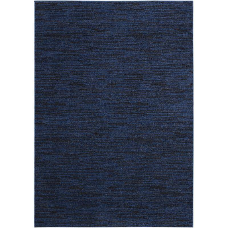 Nourison Nourison Essentials NRE01 Indoor/outdoor Area Rug - Midnight Blue 4' x 6'