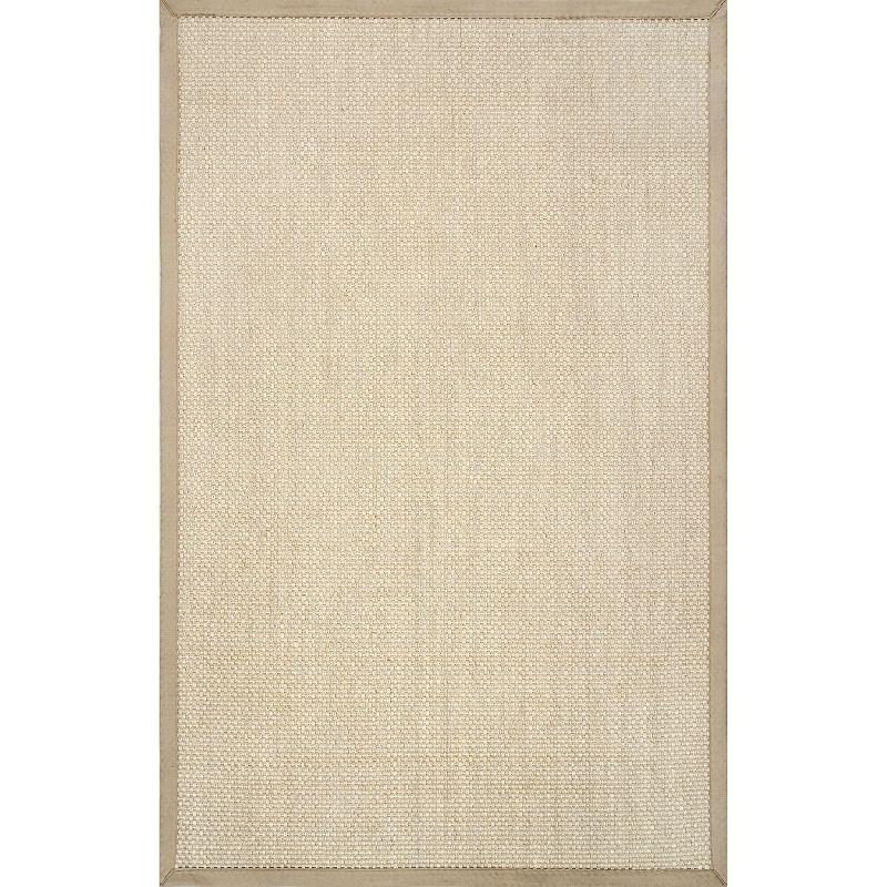 Proper Sisal and Wool Tan Area Rug