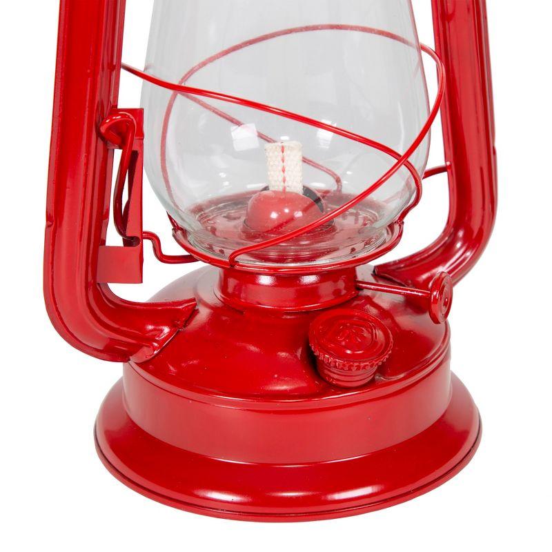 Stansport Hurricane Lantern with Glass Globe - 12in