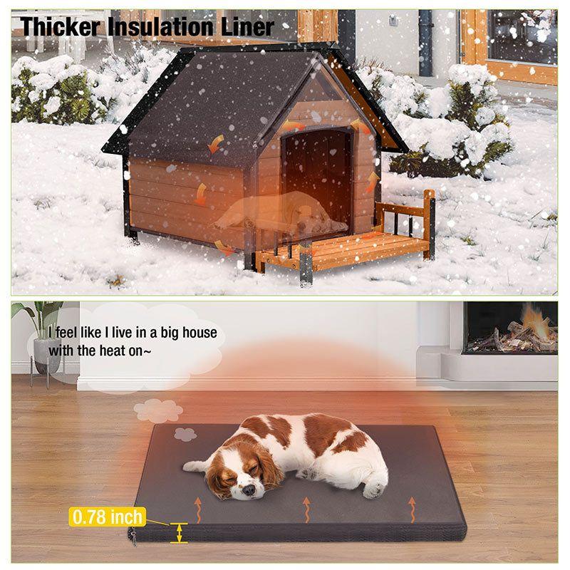 Aivituvin Wood Insulated Dog House