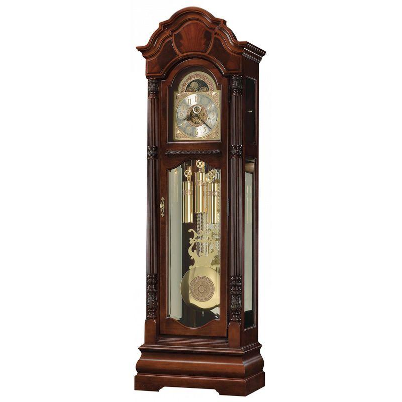 Winterhalder II 88.5'' Brown Mahogany Grandfather Floor Clock