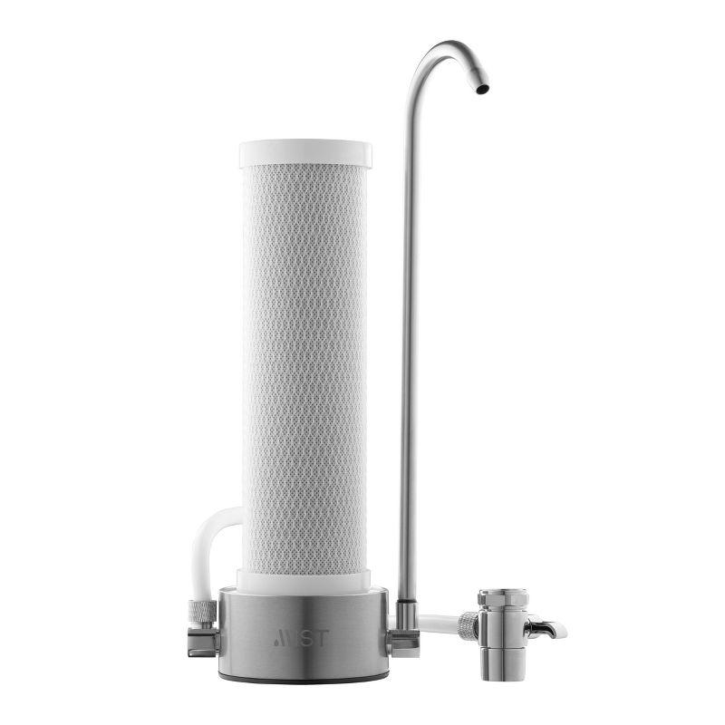 Mist Replacement Water Filter for Mist Countertop Filtration - MFC093: Kitchen Sink Filter, Chlorine Reduction, White