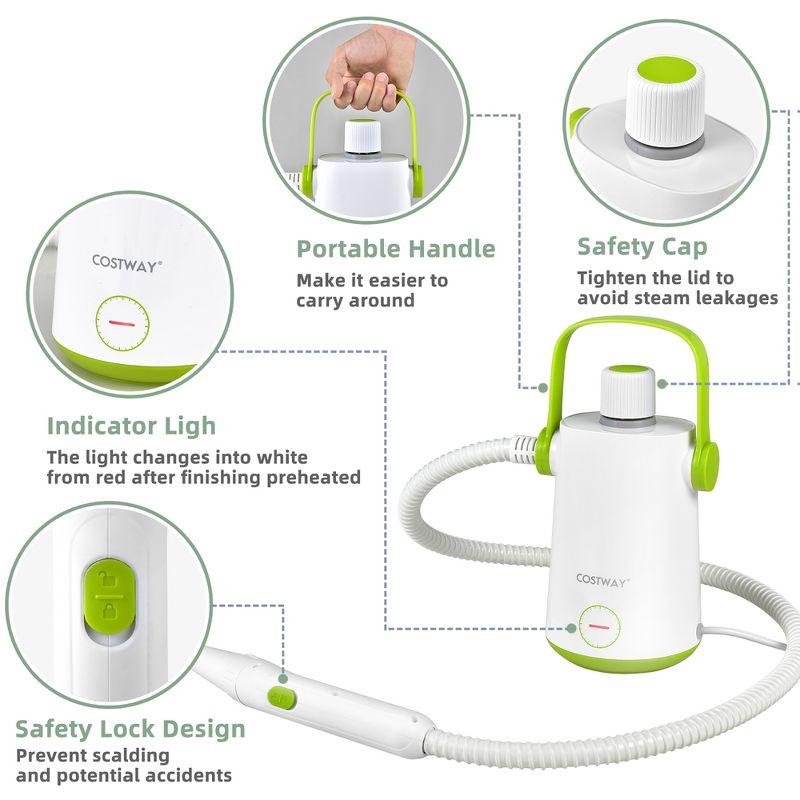 Costway ES10095US-LS Costway Bagless Steam Cleaner & Steam Mop