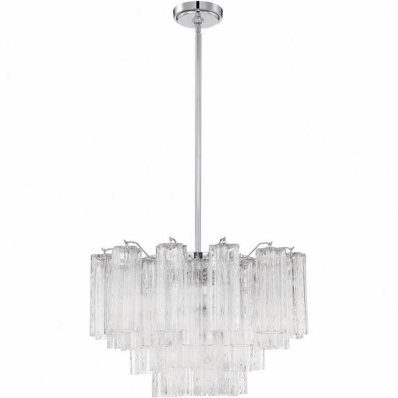 Crystorama Lighting Addis 9 - Light Chandelier in  Polished Chrome