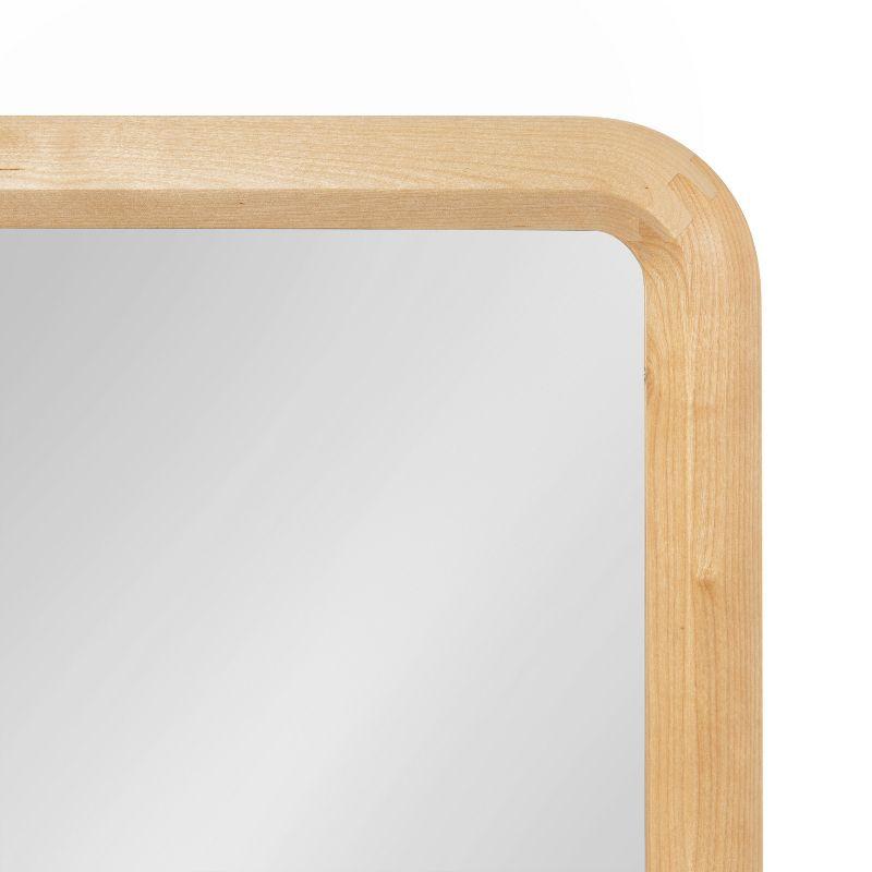 Kate and Laurel Pao Framed Wood Wall Mirror