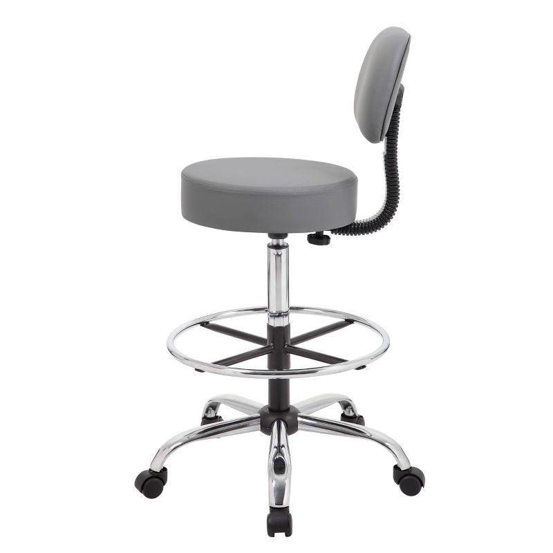 Boss Office Products Vinyl Drafting Chair