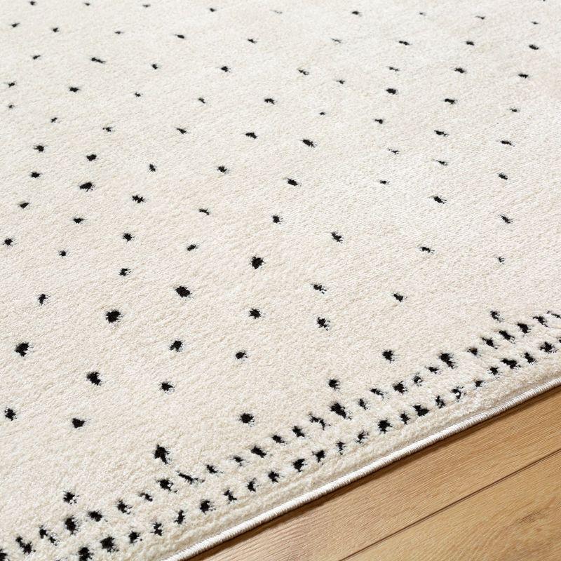 Mark & Day Monisha 2'8"x7'3" Runner Woven Indoor Area Rugs Ivory/Black