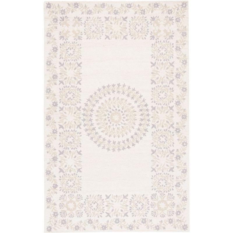 Empire EM826 Hand Tufted Area Rug - Ivory/Beige - 5'x8' - Safavieh.