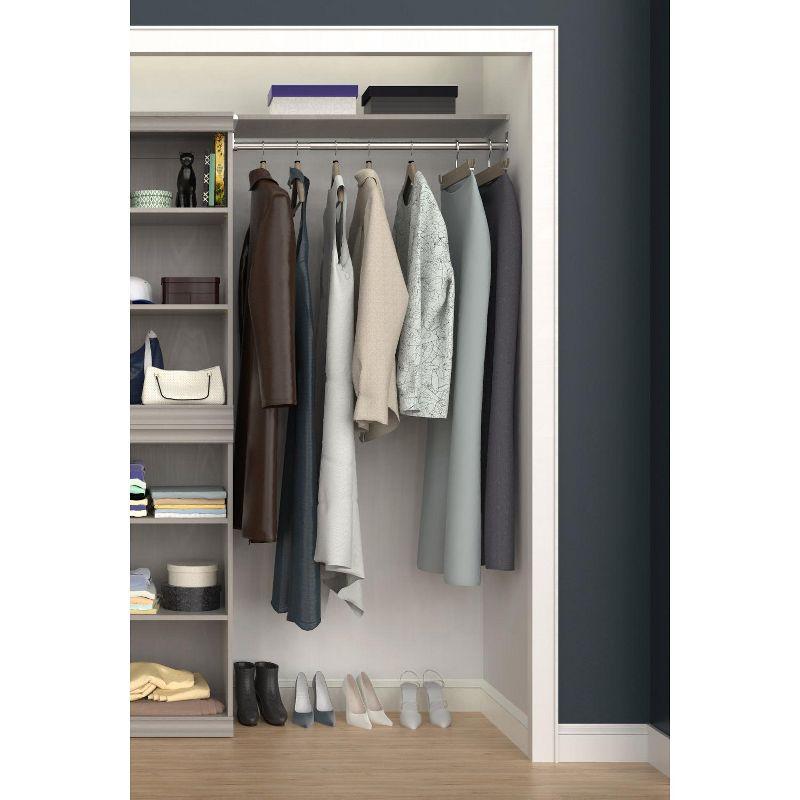 Modular Storage 36.02" W Shelf & Closet Rod