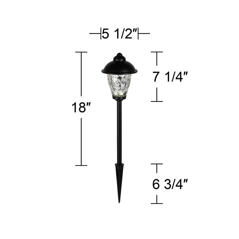 John Timberland Concord Black Finish Low Voltage 18" High LED Landscape Light