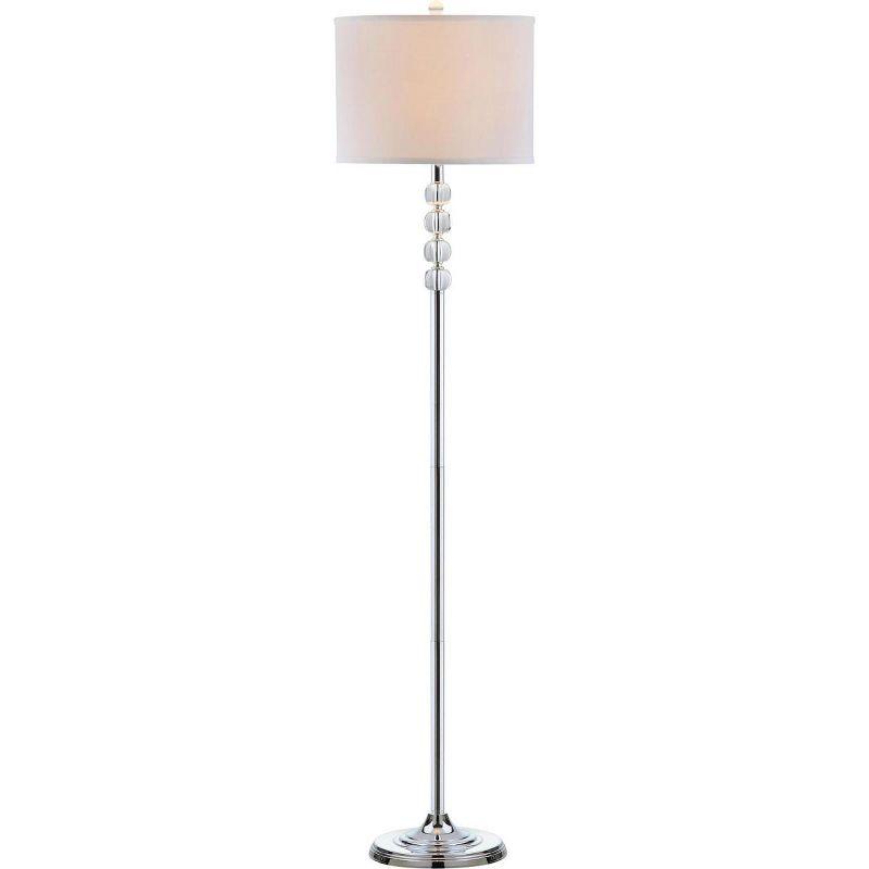 Vendome Floor Lamp - Clear/Chrome - Safavieh