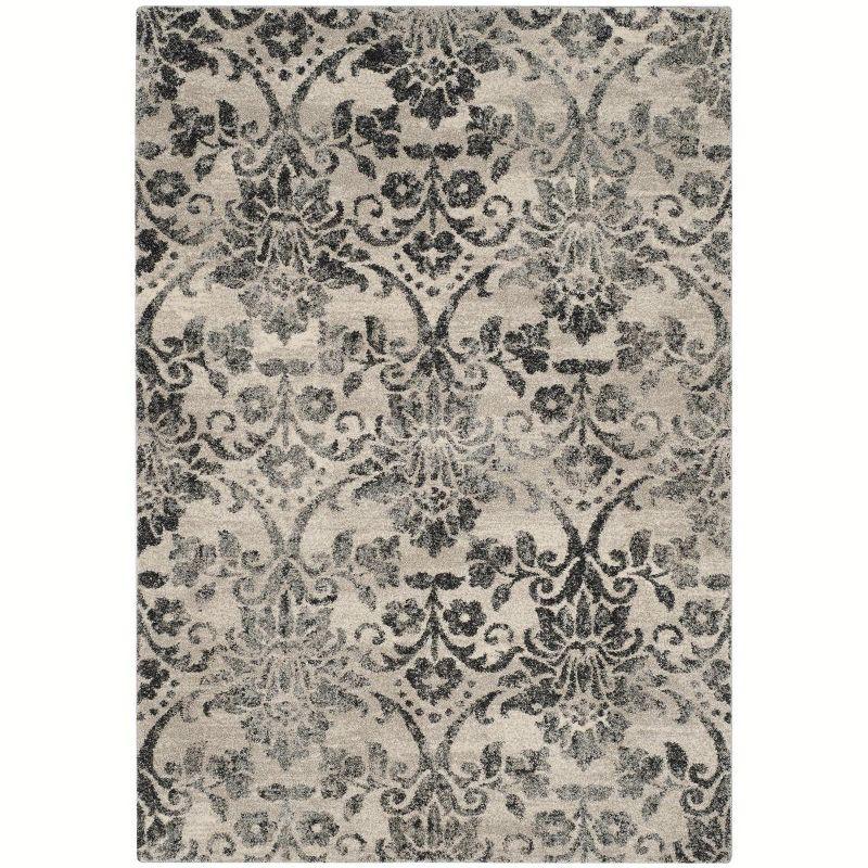 Retro RET2184 Power Loomed Indoor Area Rug - Cream/Grey - 5'3"x8' - Safavieh.