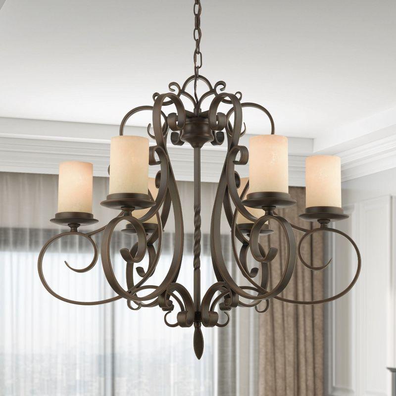 Livex Lighting Millburn Manor 6 - Light Chandelier in  Imperial Bronze
