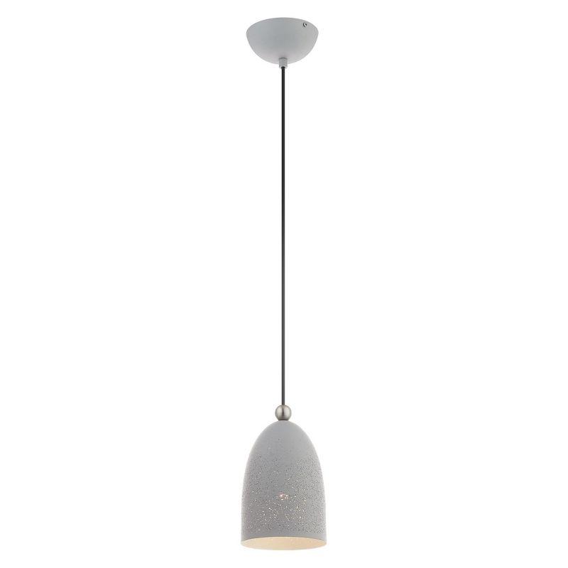 Livex Lighting Arlington 1 - Light Pendant in  Nordic Gray