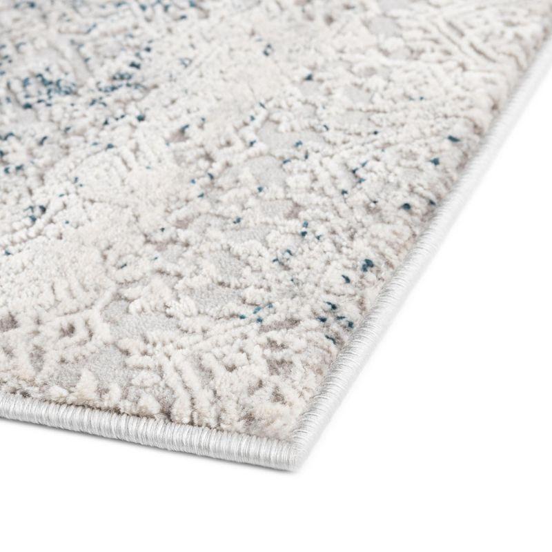 Unique Loom Finsbury Collection Area Rug - Sarah (7'  x 10' Rectangle Blue/Ivory)