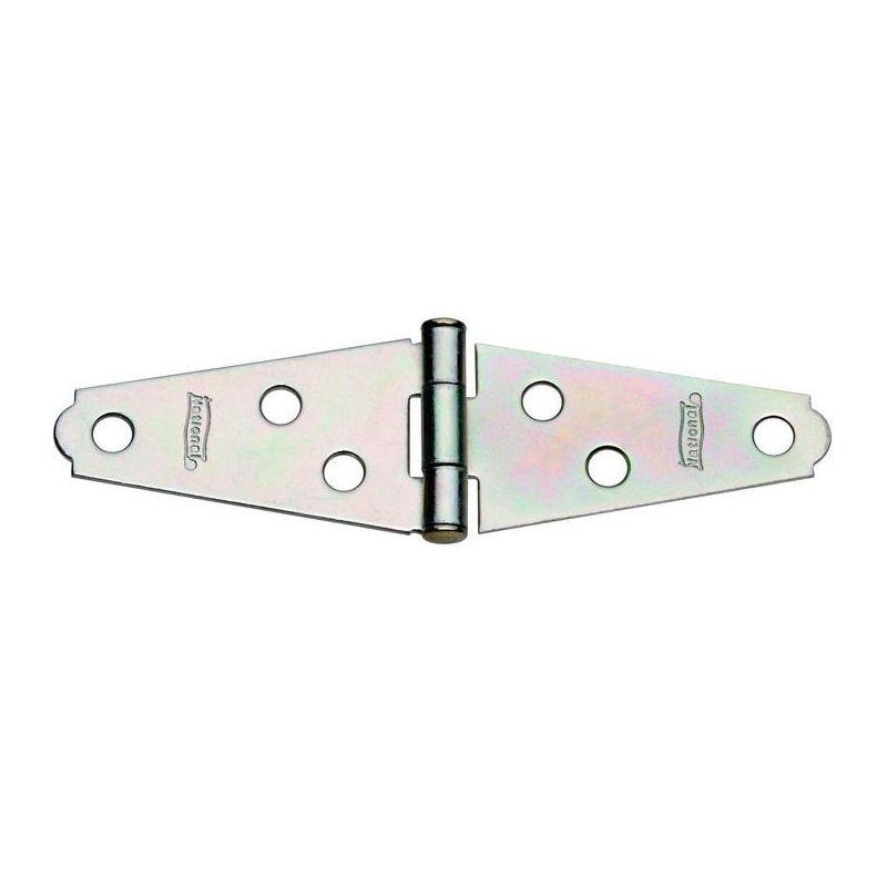 National Hardware 2-Pack Zinc-Plated Steel Light Strap Hinges