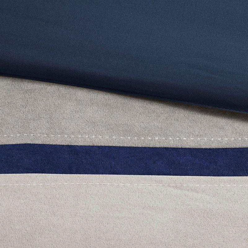Gracie Mills Kimberly 7-Piece Contemporary Microsuede Comforter Set